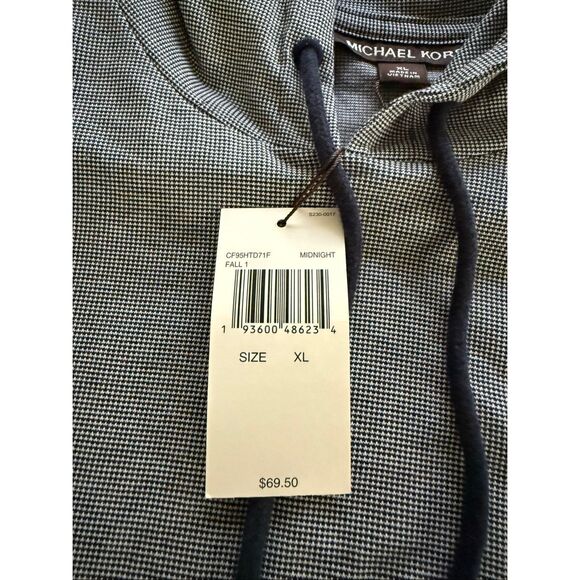Brand New Michael Kors 100% Cotton Pullover Hoodie, Size XL - Picture 7 of 9